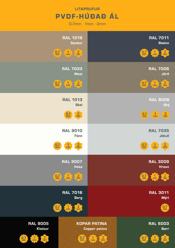 Color examples
