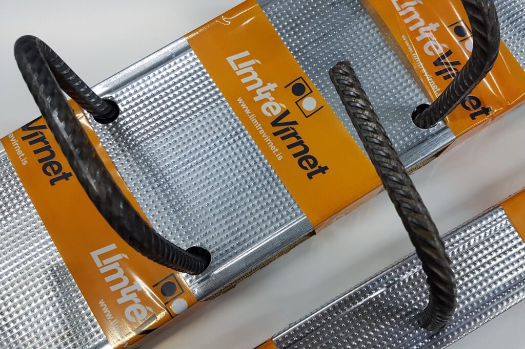 Tengijárnabakki með límtré vírnet límbandi